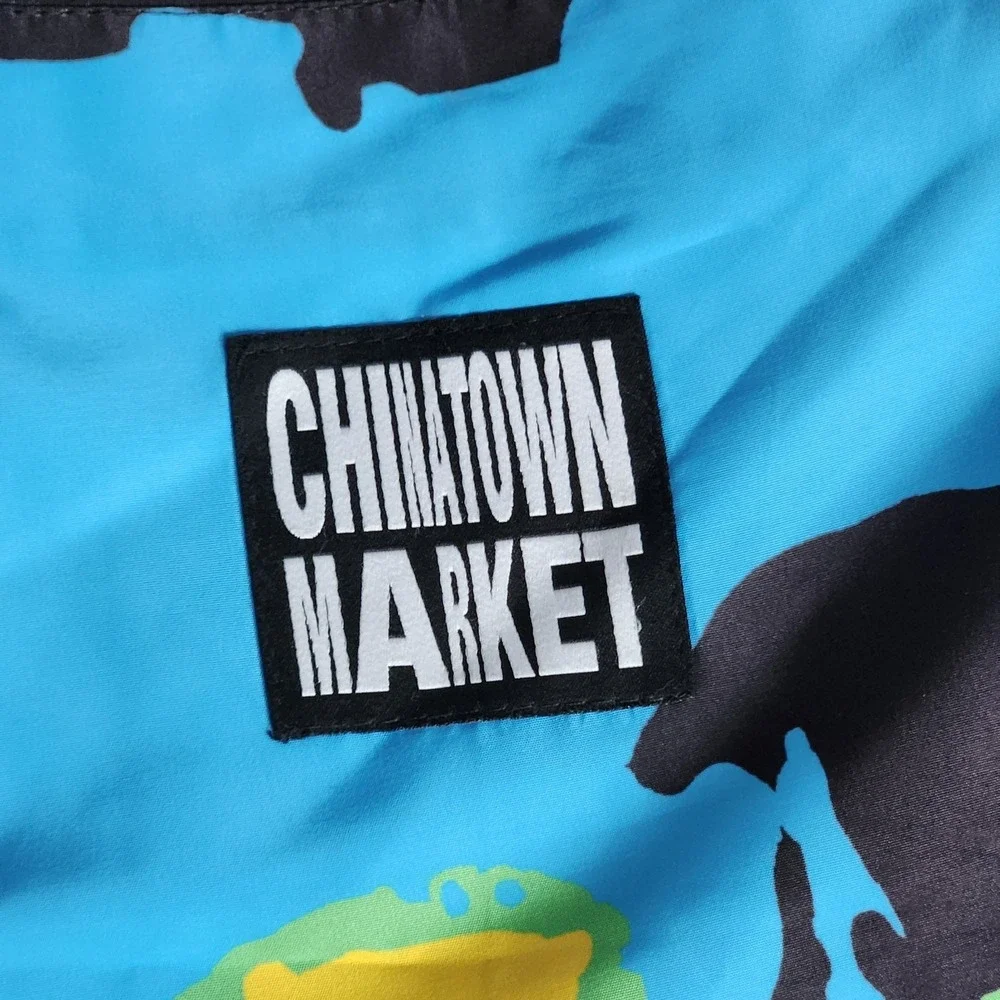 Chinatown Market Global Heat Map Nylon Shorts XL World Map Streetwear Gorpcore